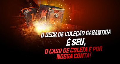 Coleção Garantida King Deck é sua, A maleta de colecionador é por nossa conta!